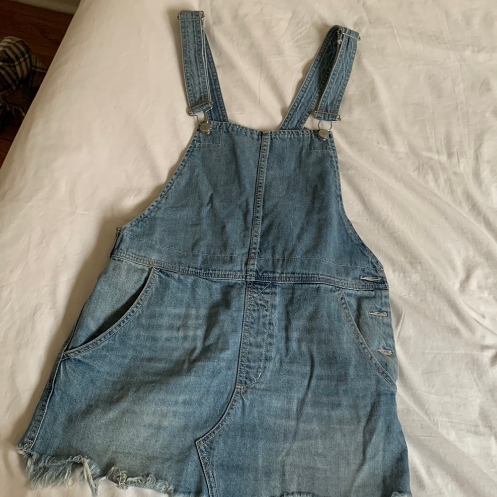 Free People Overall Mini Dress